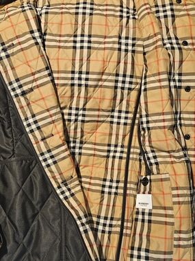 Burberry Classic Nova Check Quilted Jacket Lining